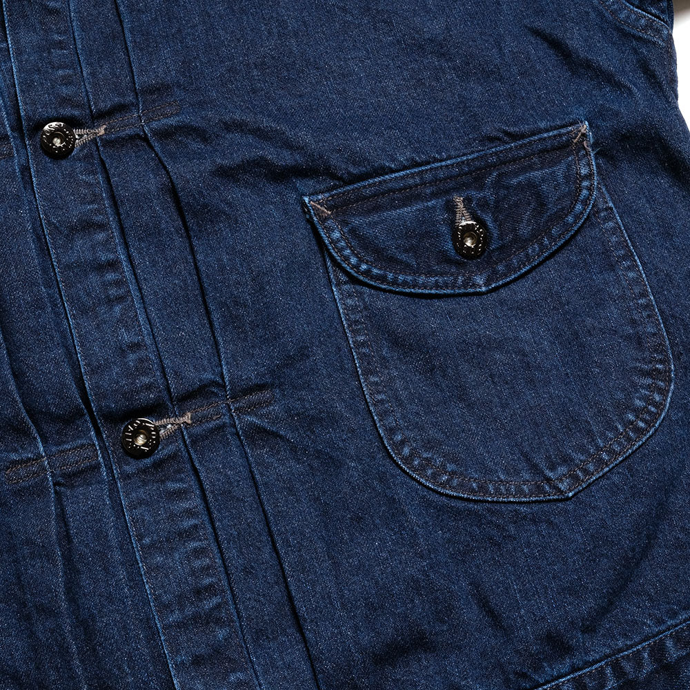 POST O'ALLS - Ranchero 2 - 12oz. Selvedge Denim Indigo - Deep Washed - 1108R-12DW