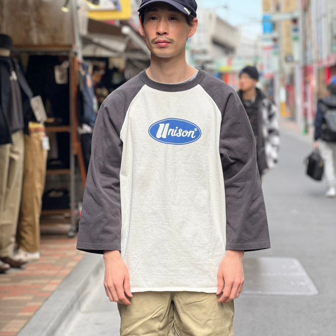Unison Special - 18//-Raglan TEE - Oval logo - US002-013
