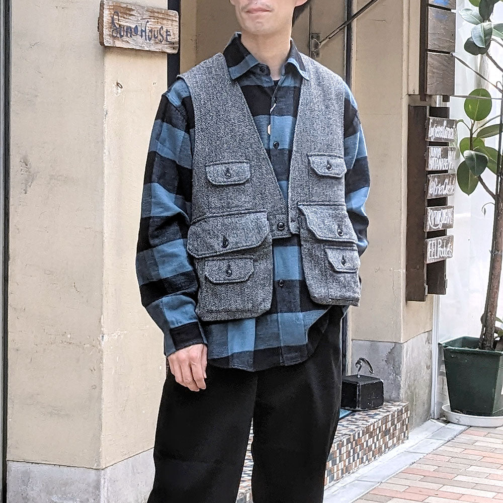 Engineered Garments - Fowl Vest - Herringbone - NQ124