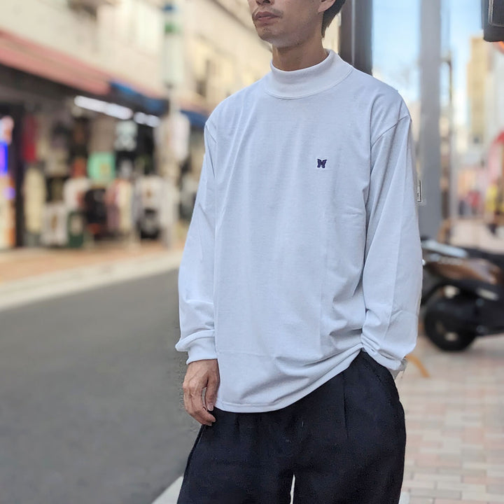 Needles  - L/S Mock Neck T-shirt - Poly Jersey - NS270
