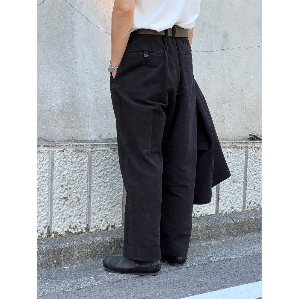 THE DAY - MOLESKIN WIDE PANTS - D23-04001