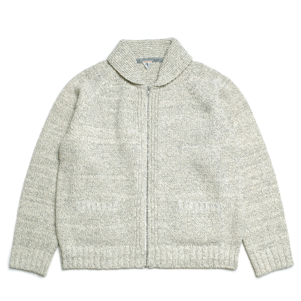Fil Melange SHAYNE Shetland slub knit Cowichan Sweater 2321018