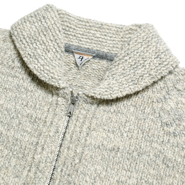 FilMelange - SHAYNE - Shetland slub knit - Cowichan Sweater - 2321018