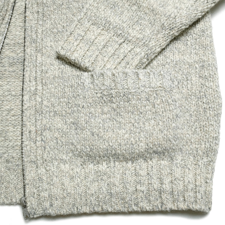 FilMelange - SHAYNE - Shetland slub knit - Cowichan Sweater - 2321018