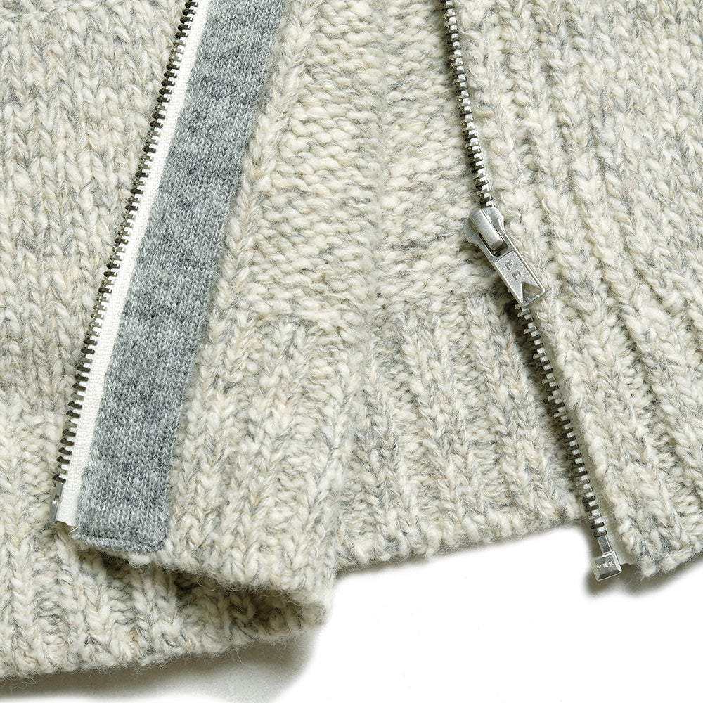 FilMelange - SHAYNE - Shetland slub knit - Cowichan Sweater - 2321018