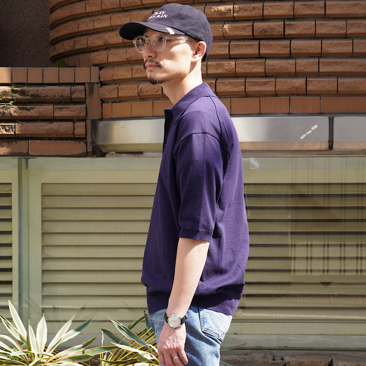 KAPTAIN SUNSHINE - Cotton Knit Poloshirt - KS25SKN06