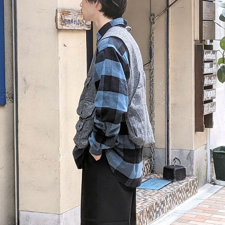 Engineered Garments - Fowl Vest - Herringbone - NQ124