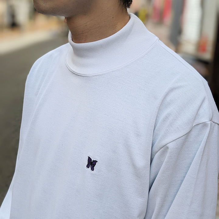 Needles  - L/S Mock Neck T-shirt - Poly Jersey - NS270