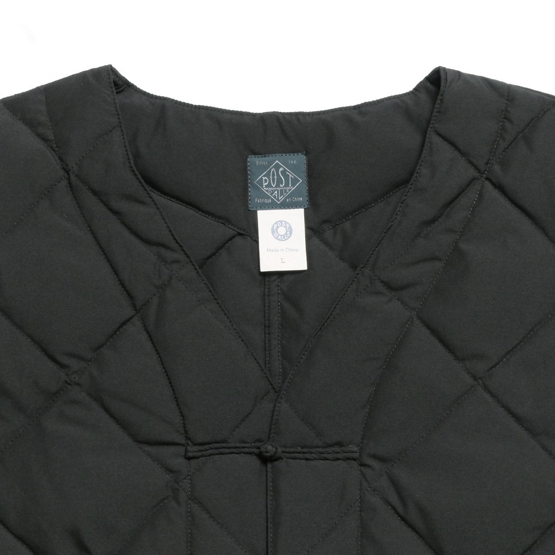 POST O'ALLS - POST Chinois DV - polyester poplin black - 3109BL-PB