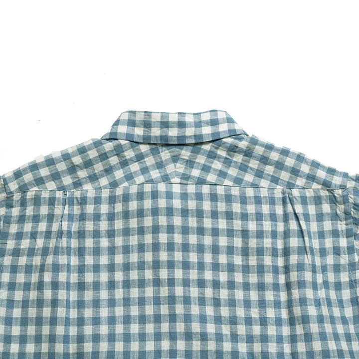 POST O'ALLS - NEUTRA 4 S/S - Linen Block Plaid - 3211BS-LBC