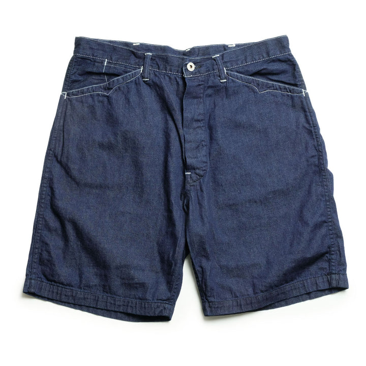 POST O'ALLS - SWEETBEAR Short - 8oz.denim dark indigo - 3327S-8DI