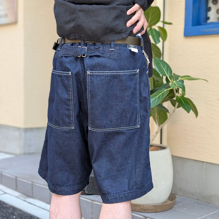 POST O'ALLS - SWEETBEAR Short - 8oz.denim dark indigo - 3327S-8DI