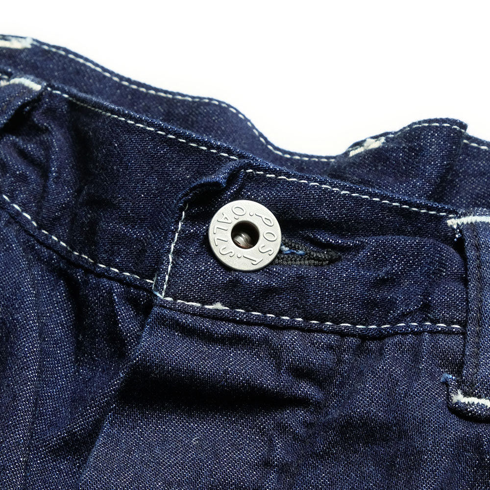 POST O'ALLS - SWEETBEAR Short - 8oz.denim dark indigo - 3327S-8DI