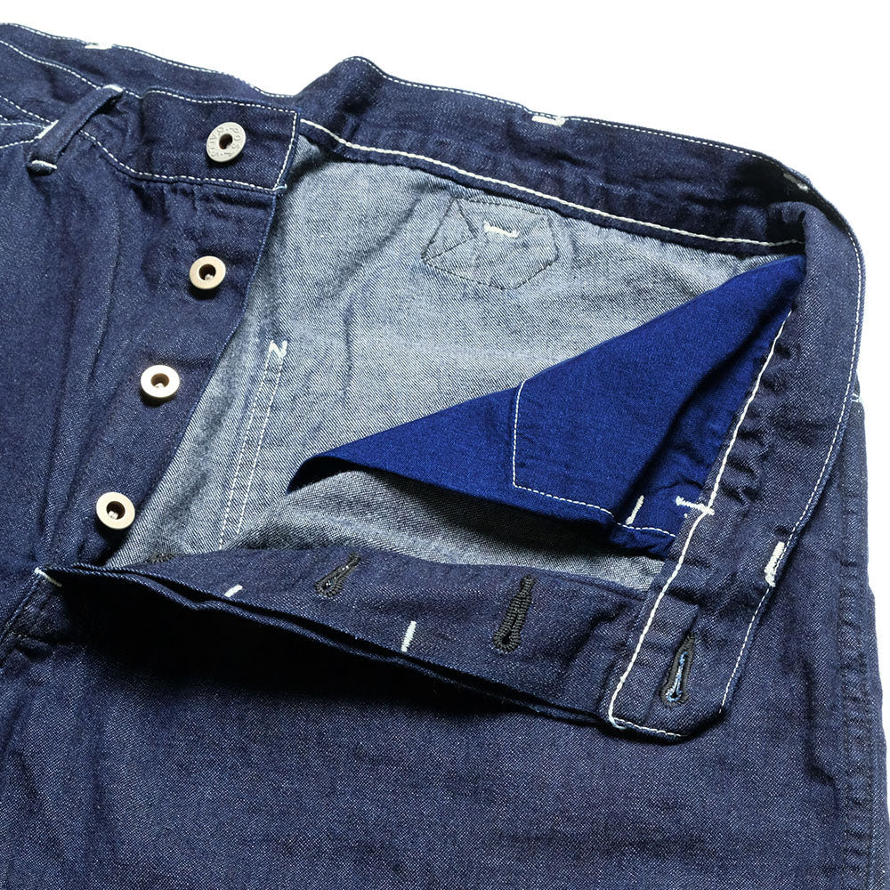 POST O'ALLS - SWEETBEAR Short - 8oz.denim dark indigo - 3327S-8DI