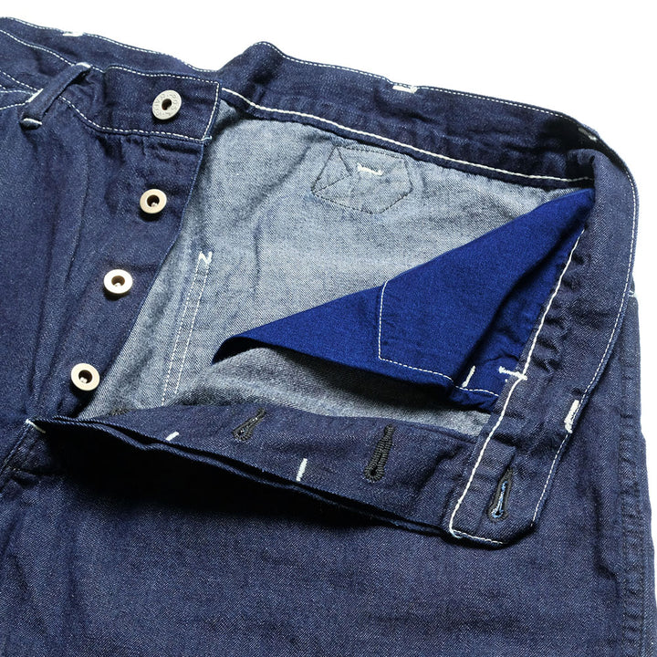 POST O'ALLS - SWEETBEAR Short - 8oz.denim dark indigo - 3327S-8DI