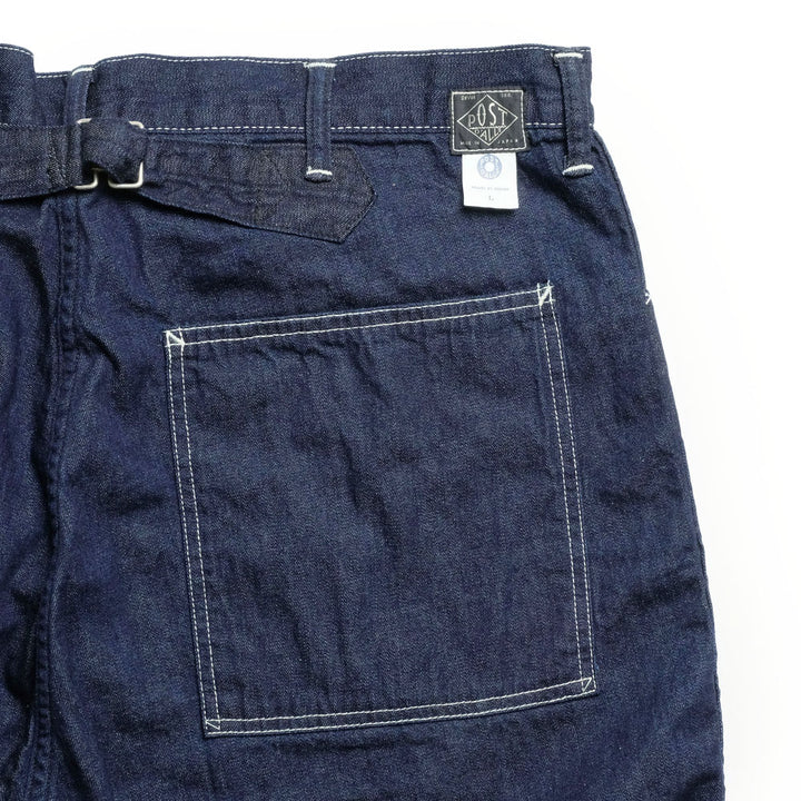 POST O'ALLS - SWEETBEAR Short - 8oz.denim dark indigo - 3327S-8DI