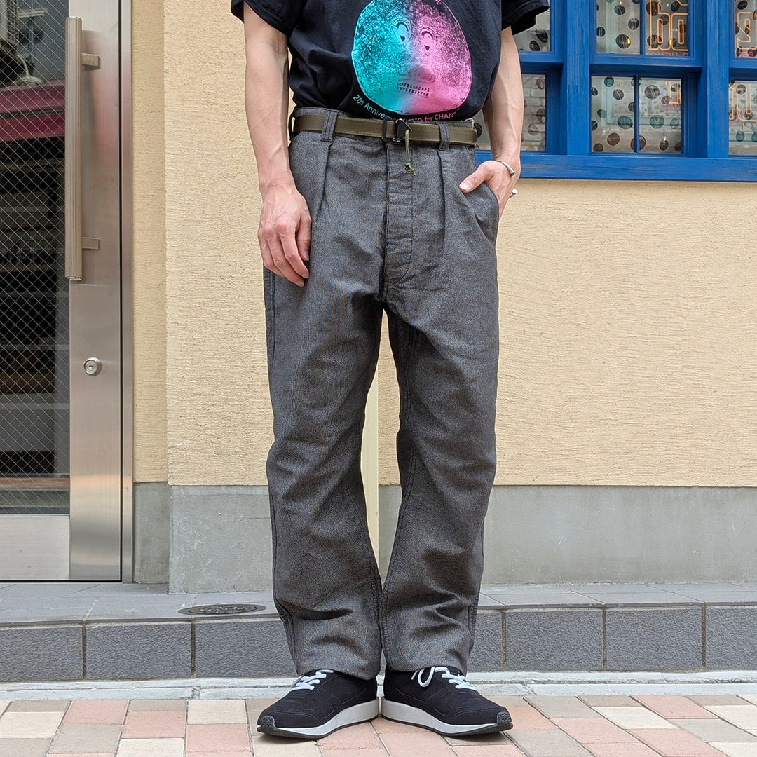 POST O'ALLS - POS-Travail Pants - pinstripe black - 3328-PB