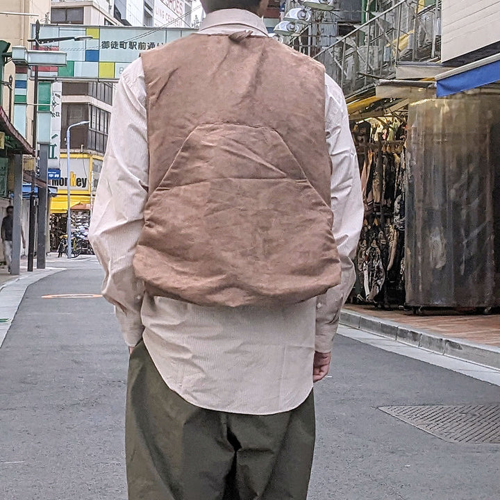 Engineered Garments - Fowl Vest - Polyester Fake Suede - NQ123