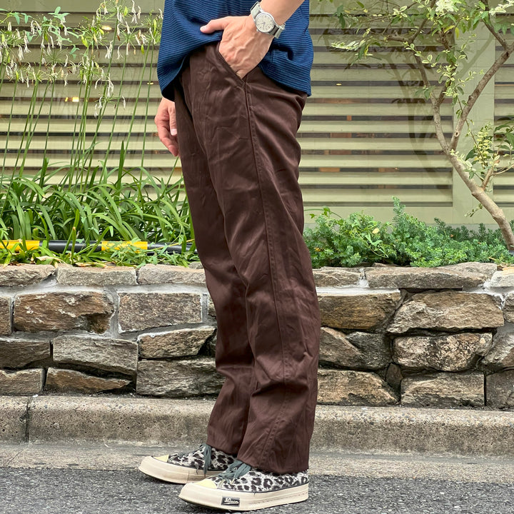 BURGUS PLUS - Lot.401 Zip Fly Modern Chino Trousers - 401z-60