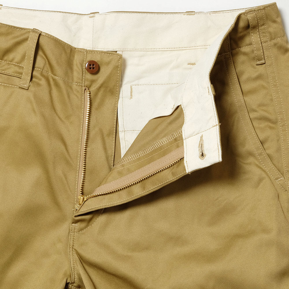 BURGUS PLUS - Lot.401 Zip Fly Modern Chino Trousers - 401z-60