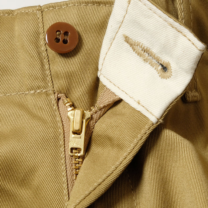 BURGUS PLUS - Lot.401 Zip Fly Modern Chino Trousers - 401z-60