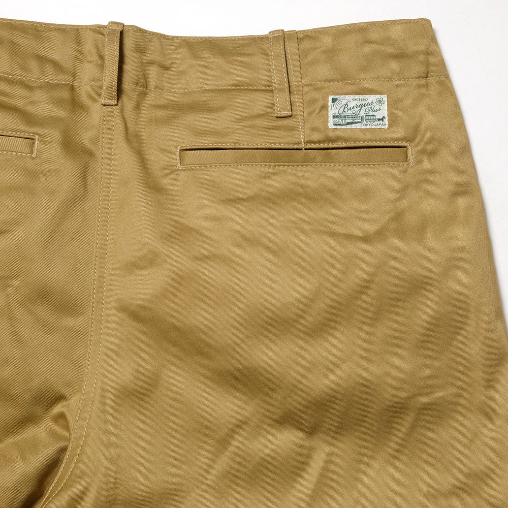 BURGUS PLUS - Lot.401 Zip Fly Modern Chino Trousers - 401z-60