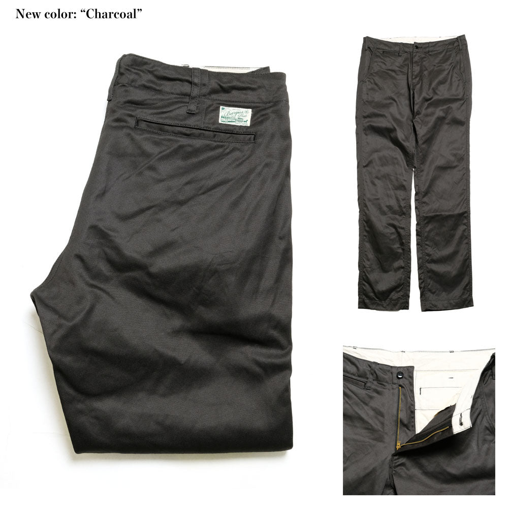BURGUS PLUS - Lot.401 Zip Fly Modern Chino Trousers - 401z-60