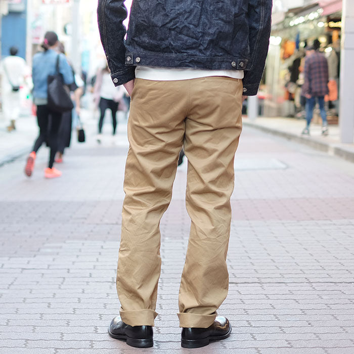 BURGUS PLUS - Lot.401 Zip Fly Modern Chino Trousers - 401z-60