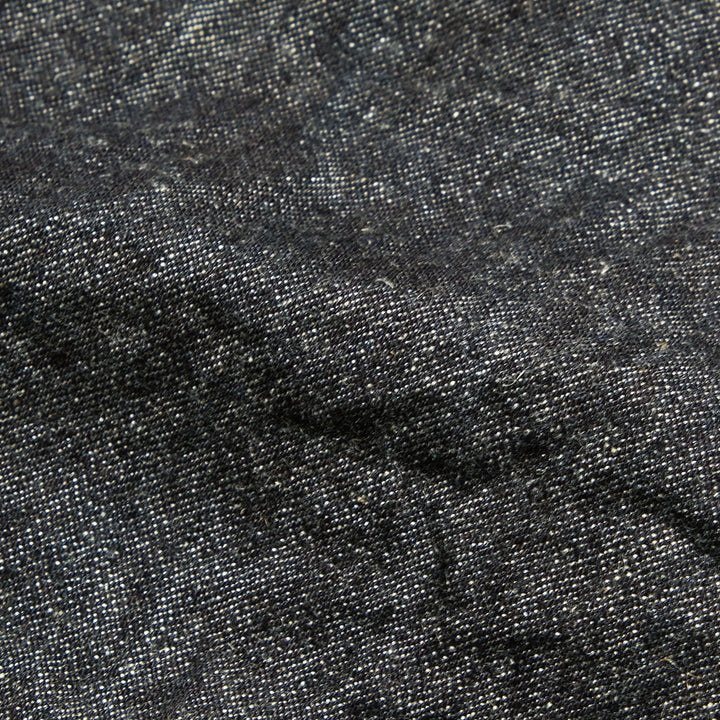 BURGUS PLUS - Military Trousers - Indigo Linen / Cotton Selvedge Denim -  Lot.402Z-11-ND
