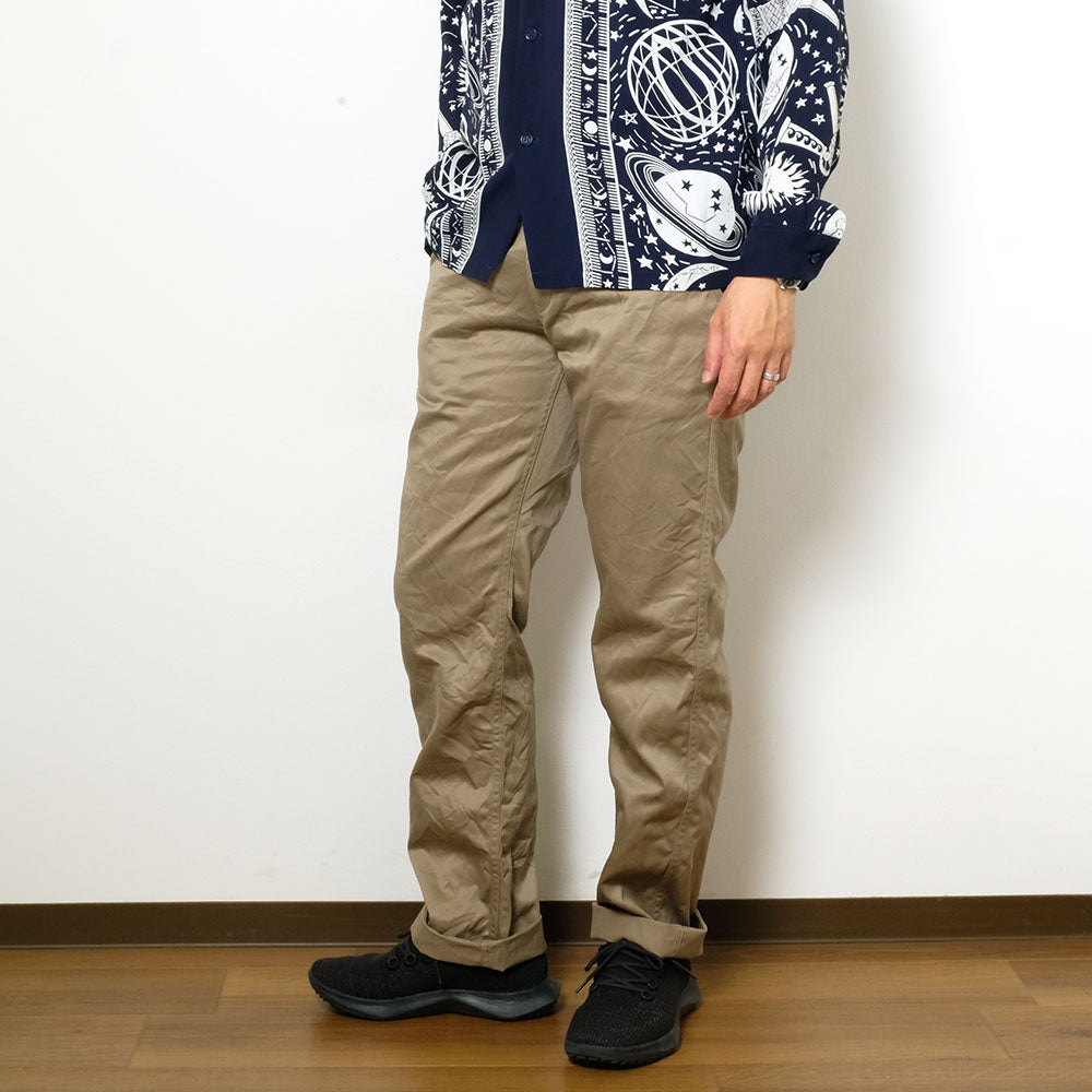 BURGUS PLUS - Lot.401 Zip Fly Modern Chino Trousers - 401z-60