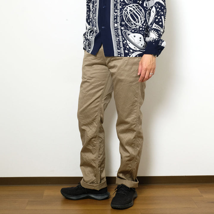 BURGUS PLUS - Lot.401 Zip Fly Modern Chino Trousers - 401z-60