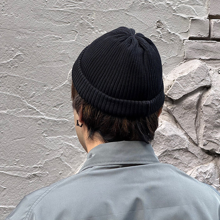 ROTOTO - COTTON ROLL UP BEANIE - R5021-202