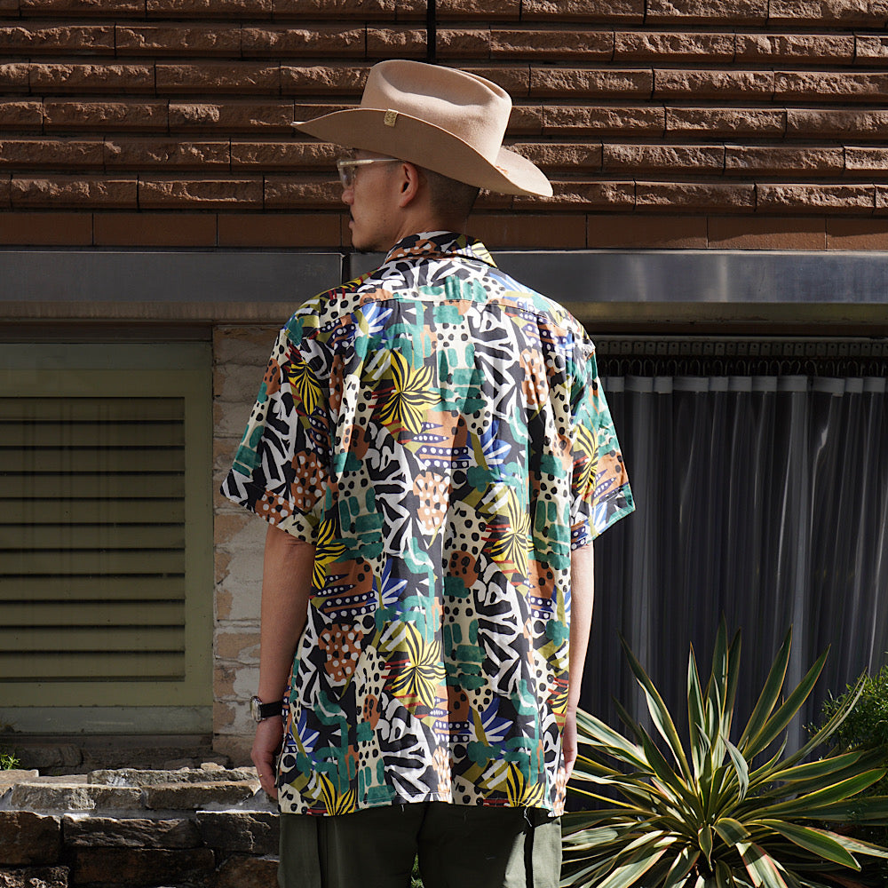 Engineered Garments - Camp Shirt - African Print Patchwork - QT021
