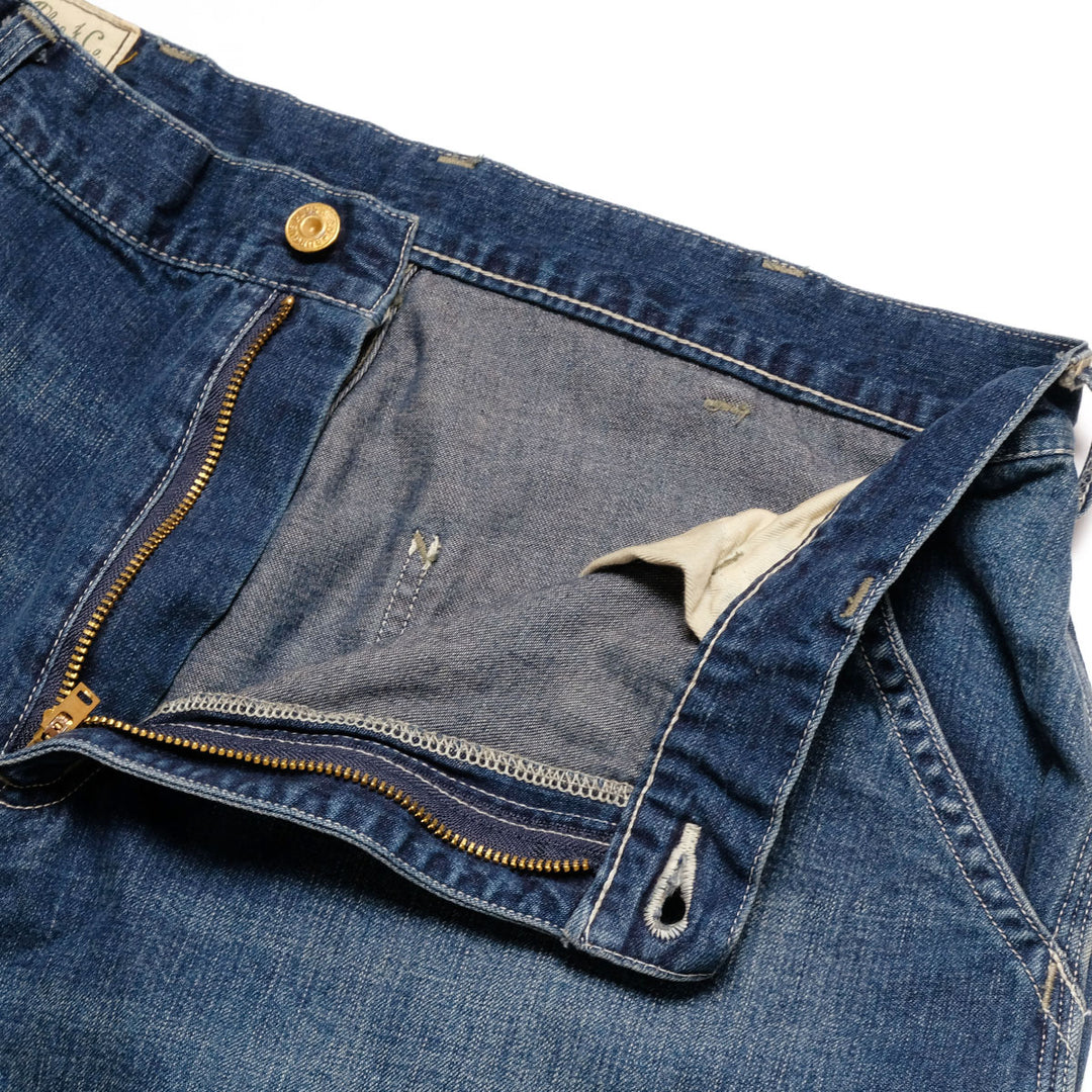 BURGUS PLUS - Work Painter Pants - 11oz. Denim - Mid Used - 560-10-MU