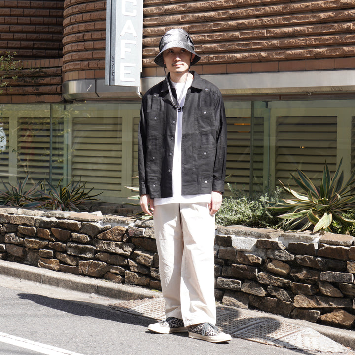 Engineered Garments - Guayabera Shirt - Handkerchief Linen - QT044
