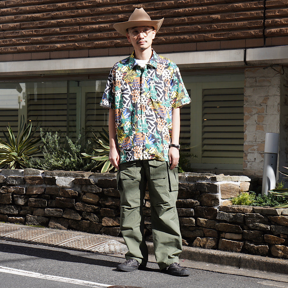 Engineered Garments - Camp Shirt - African Print Patchwork - QT021