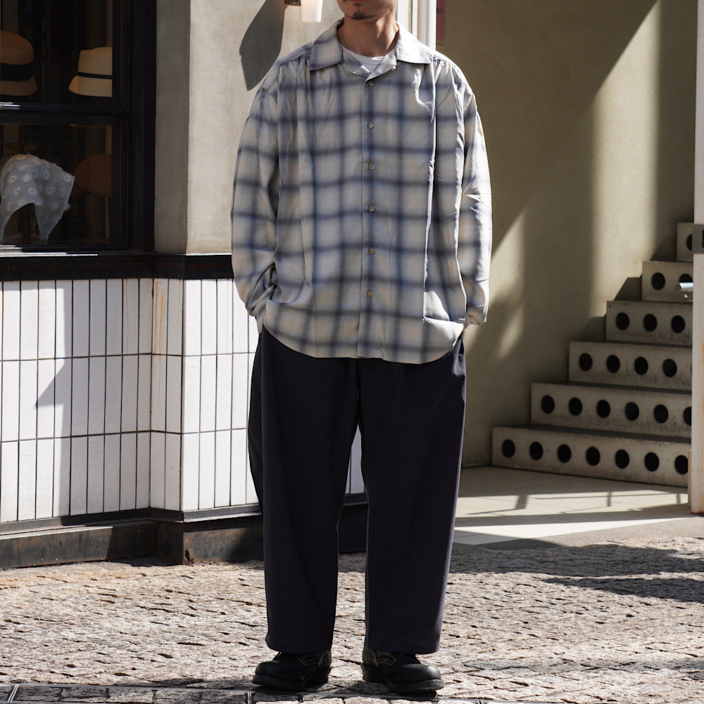 AïE  - Painter Shirt - Ombre Rayon Twill - Plaid - QV810