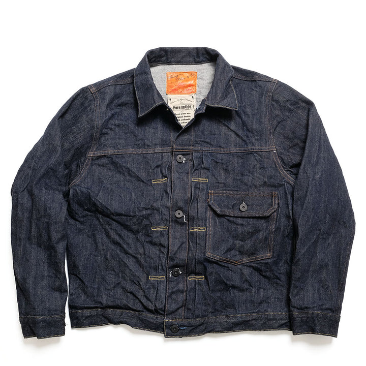 BURGUS PLUS - Lot.71928 - Natural Indigo Selvedge 1st Type Denim Jacket - 71928-XX