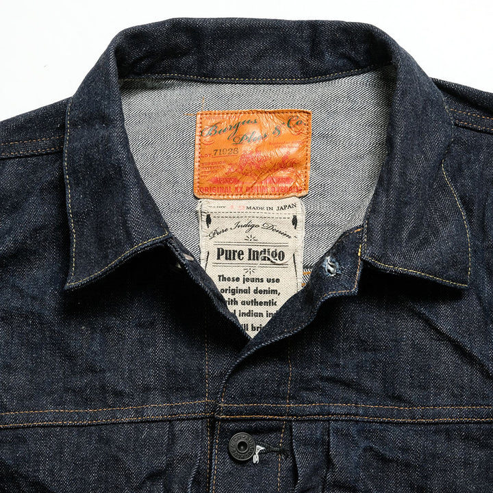 BURGUS PLUS - Lot.71928 - Natural Indigo Selvedge 1st Type Denim Jacket - 71928-XX