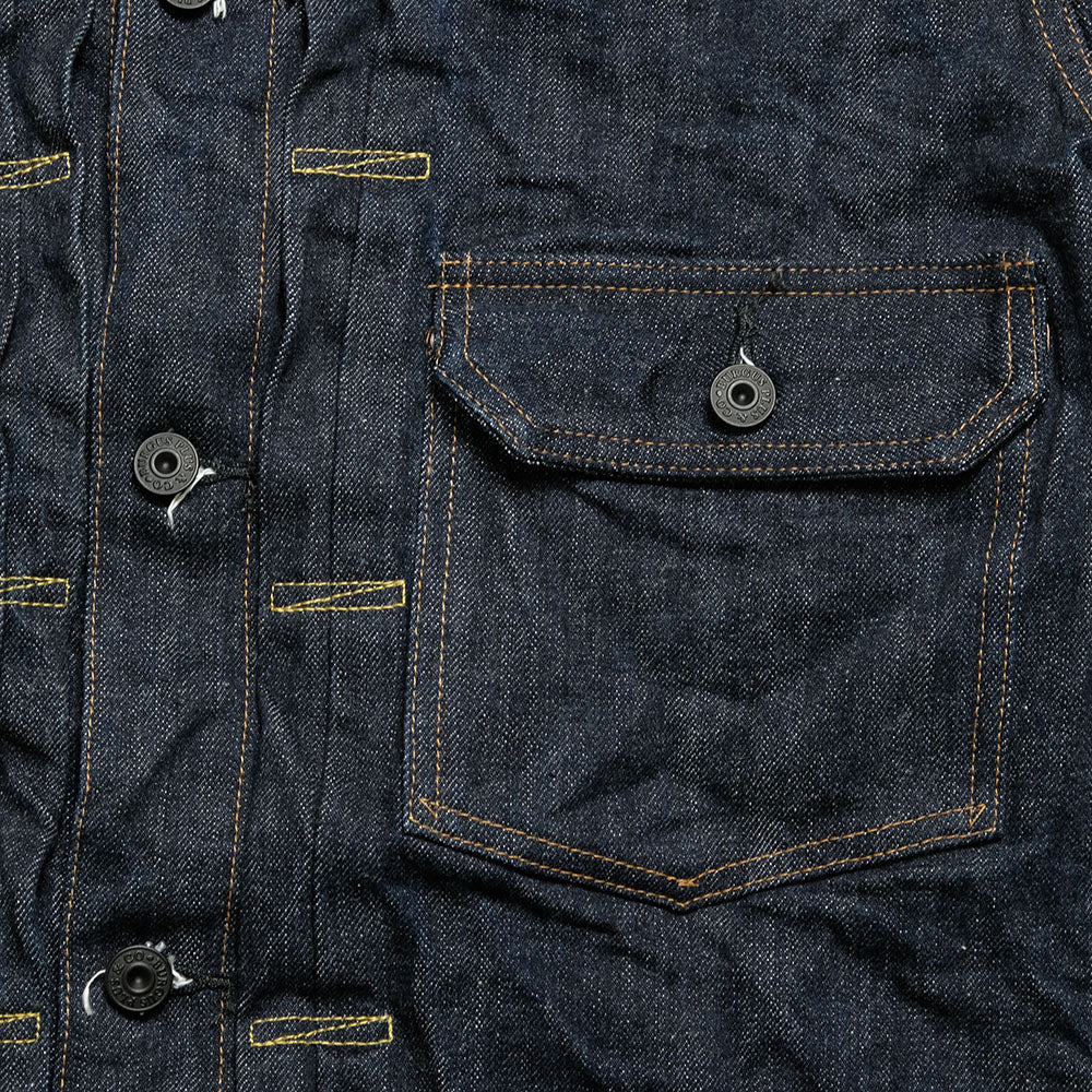 BURGUS PLUS - Lot.71928 - Natural Indigo Selvedge 1st Type Denim Jacket - 71928-XX