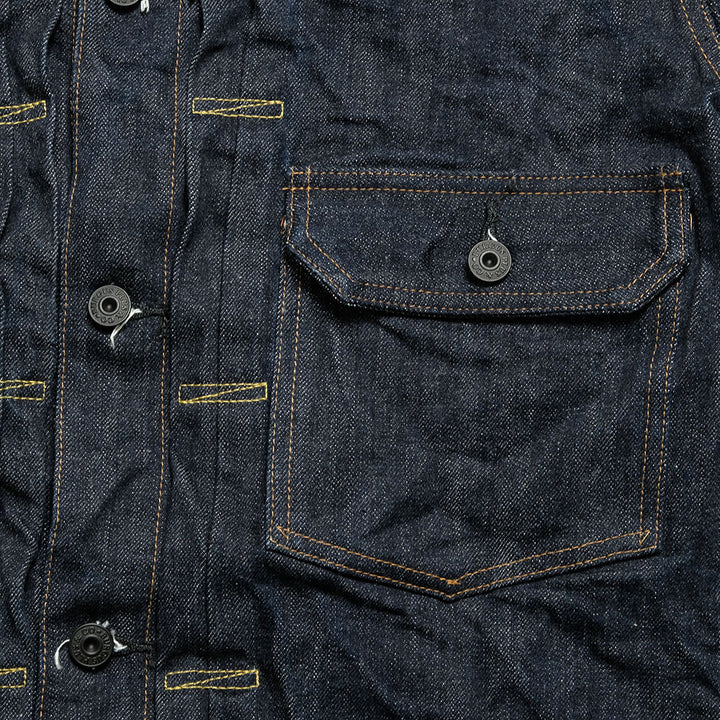 BURGUS PLUS - Lot.71928 - Natural Indigo Selvedge 1st Type Denim Jacket - 71928-XX