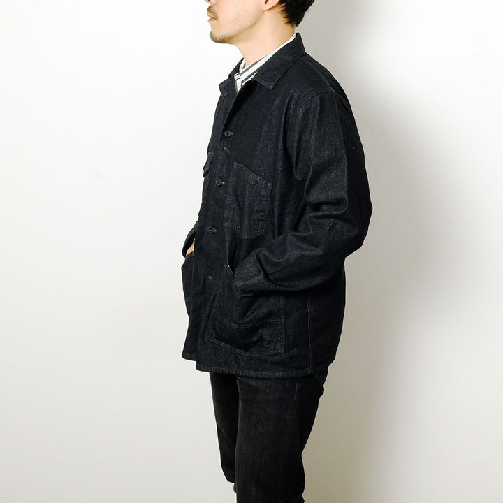 BURGUS PLUS - 11oz. Black Denim Coverall - 72000-10-04