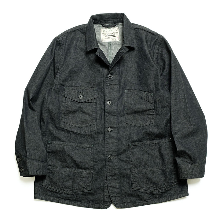 BURGUS PLUS - 11oz. Black Denim Coverall - 72000-10-04