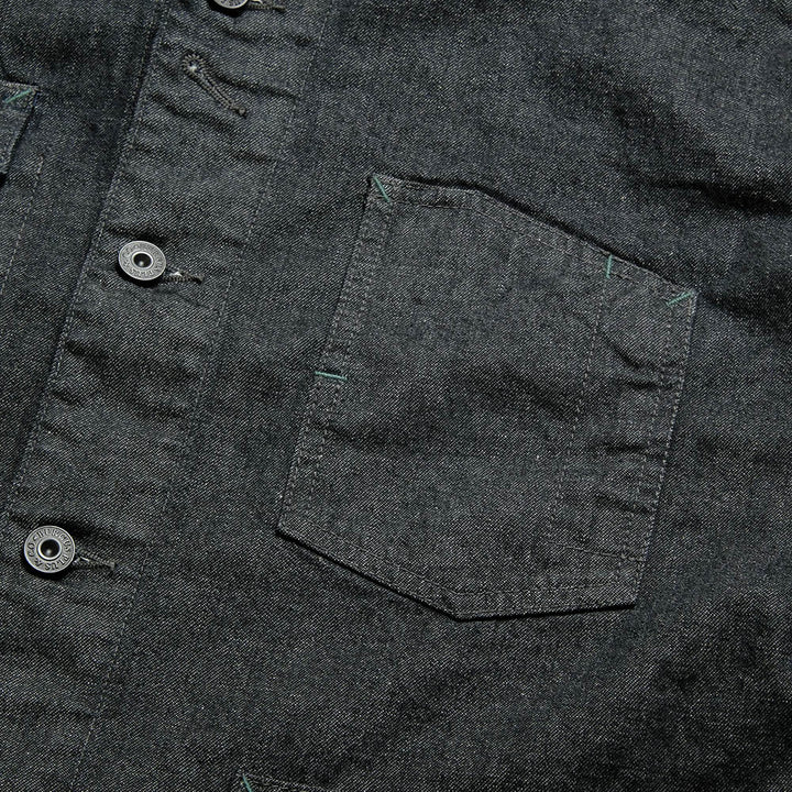 BURGUS PLUS - 11oz. Black Denim Coverall - 72000-10-04