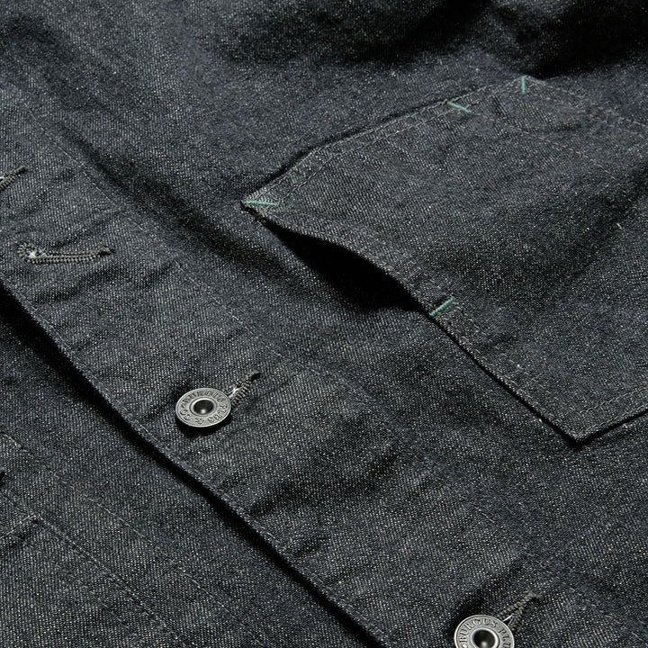 BURGUS PLUS - 11oz. Black Denim Coverall - 72000-10-04