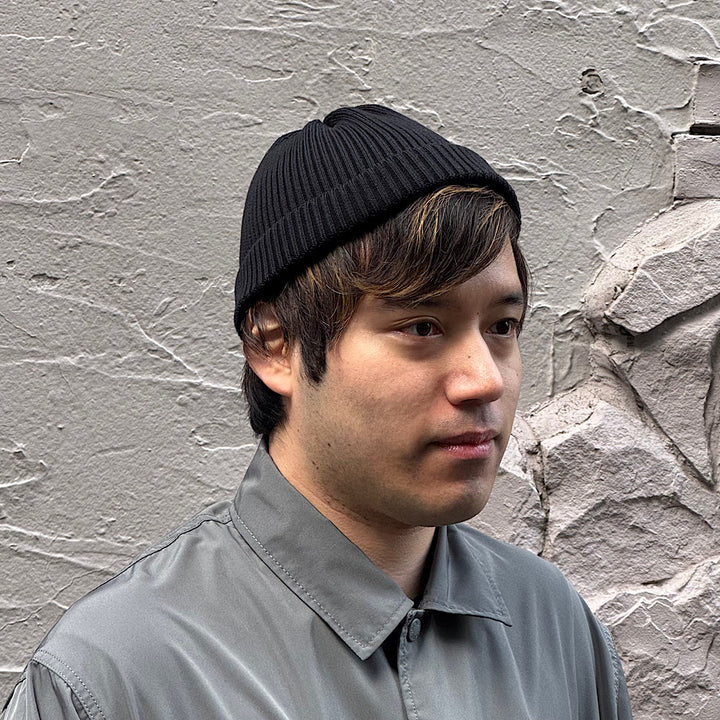 ROTOTO - COTTON ROLL UP BEANIE - R5021-202