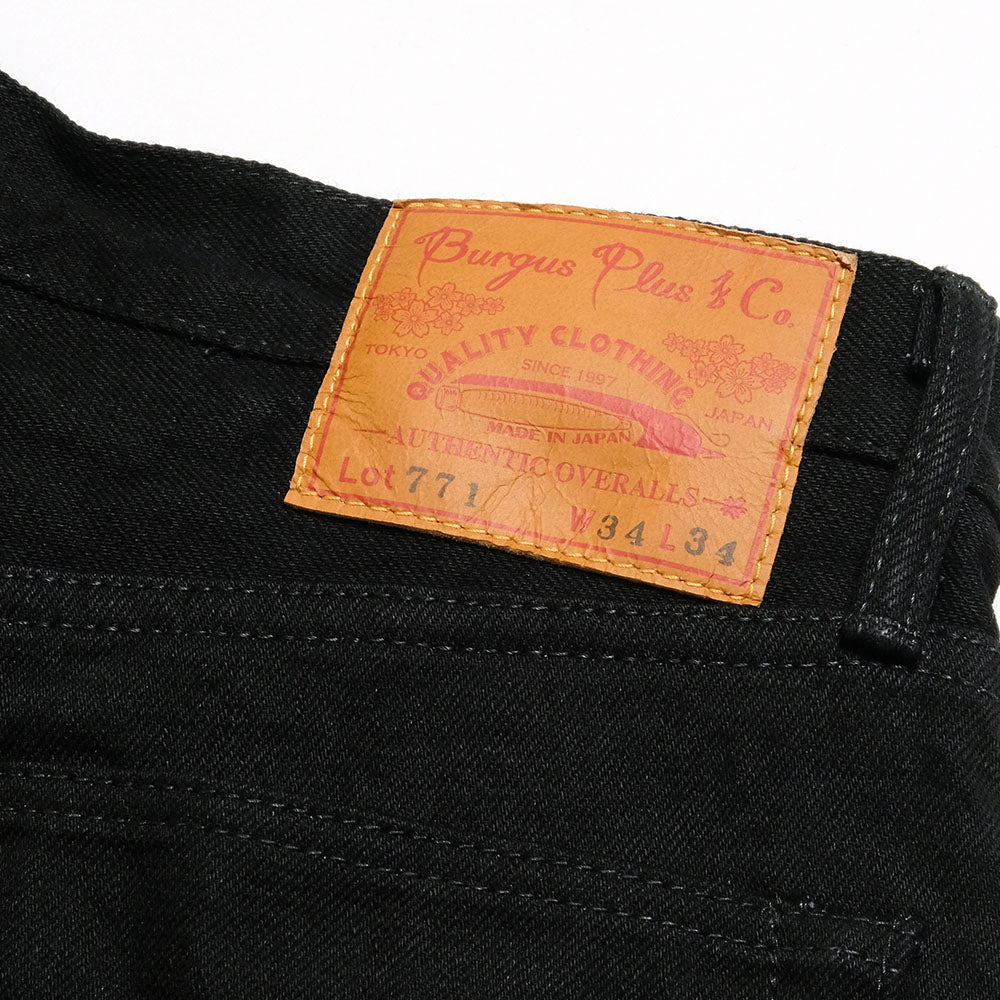 BURGUS PLUS - 15oz Selvedge Black × Black Denim - Standard Jeans - Lot. 771-99