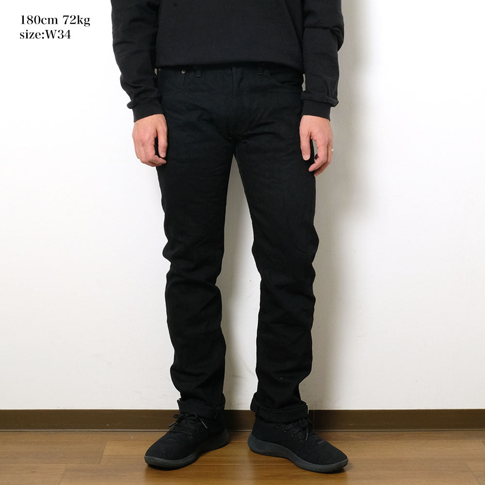 BURGUS PLUS - 15oz Selvedge Black × Black Denim - Standard Jeans - Lot. 771-99