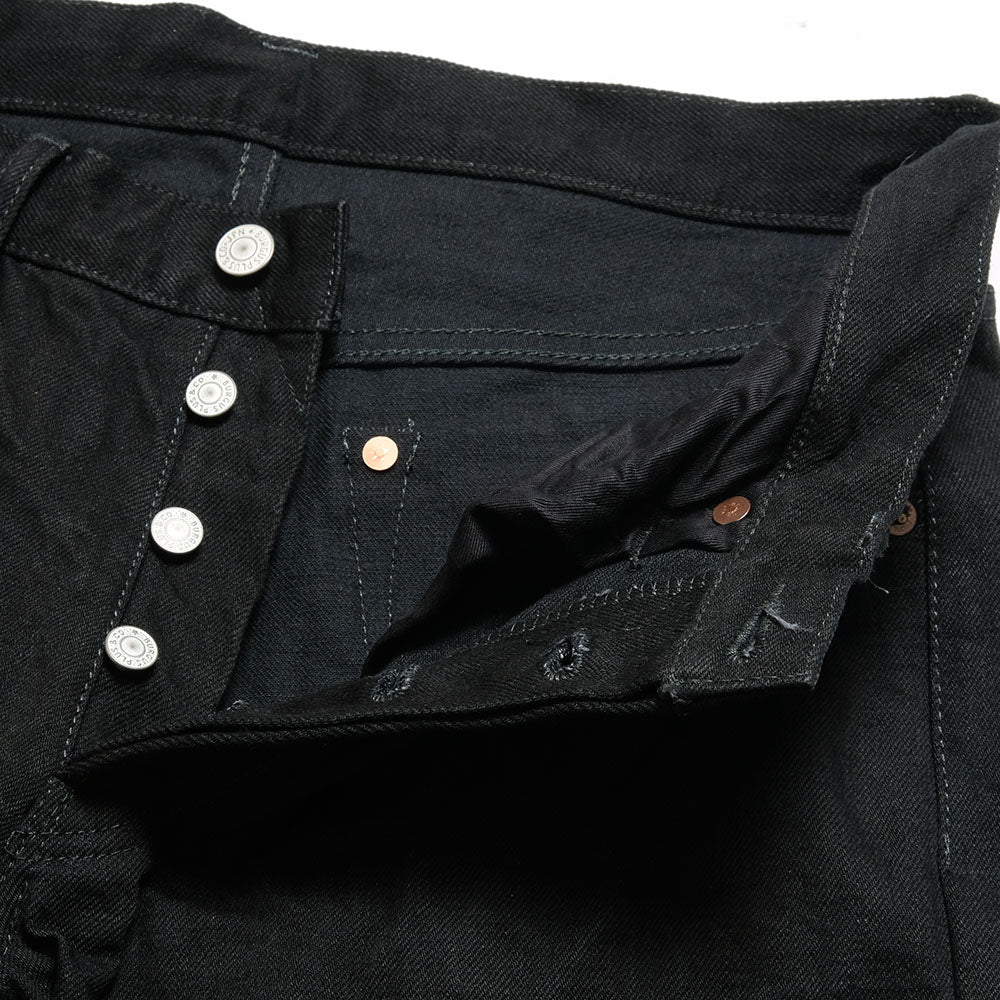 BURGUS PLUS - 15oz Selvedge Black × Black Denim - Standard Jeans - Lot. 771-99