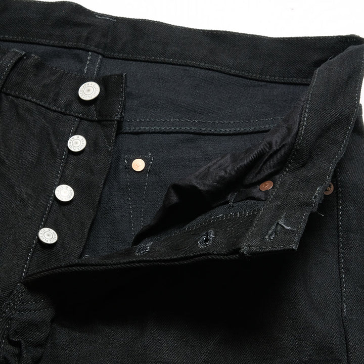 BURGUS PLUS - 15oz Selvedge Black × Black Denim - Standard Jeans - Lot. 771-99